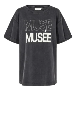 Oversized T-Shirt With Logo Muse | Black... | Copenhagen Muse | Little Soho