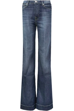 Palazzo Jeans Dojo L34 | Blue... | 7 For All Mankind | Little Soho