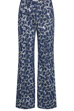 Pants With Sequins Segal | Blue... | Co'Couture | Little Soho
