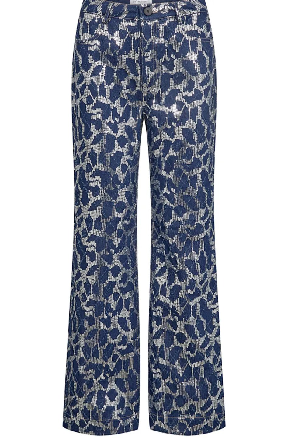 Pants With Sequins Segal | Blue... | Co'Couture | Little Soho