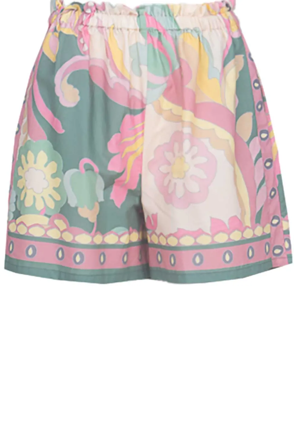 Pastel Paisley Short Sanlouis | Pink... | Louizon | Little Soho