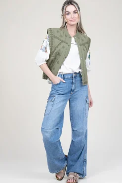Patchwork Top Howard | Natural... | Louizon | Little Soho