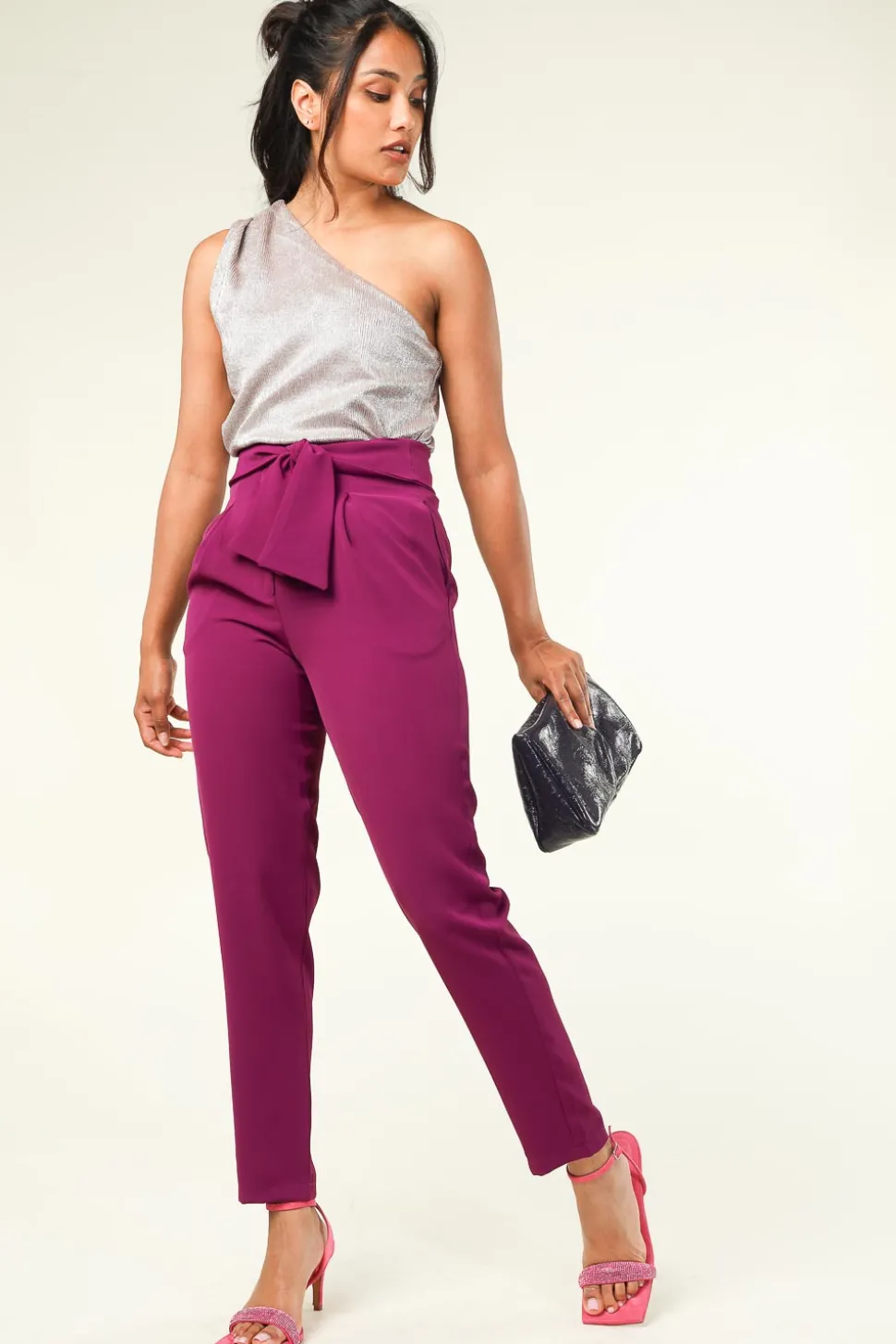 Patent Leather Clutch Iris | Purple... | Gianni Chiarini | Little Soho