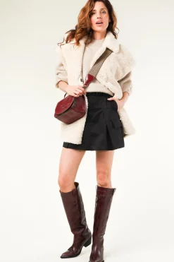 Patent Leather Crossbody Bag Tara | Bordeaux... | Gianni Chiarini | Little Soho