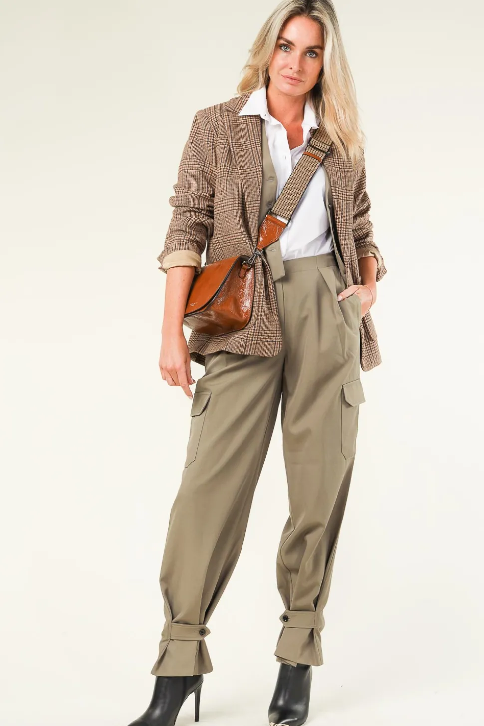 Patent Leather Crossbody Bag Tara | Camel... | Gianni Chiarini | Little Soho