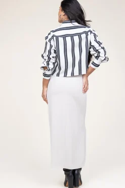 Pencil Skirt Fique | Natural... | Second Female | Little Soho