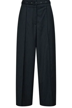 Pinstripe Trousers Blue | Blue... | Co'Couture | Little Soho
