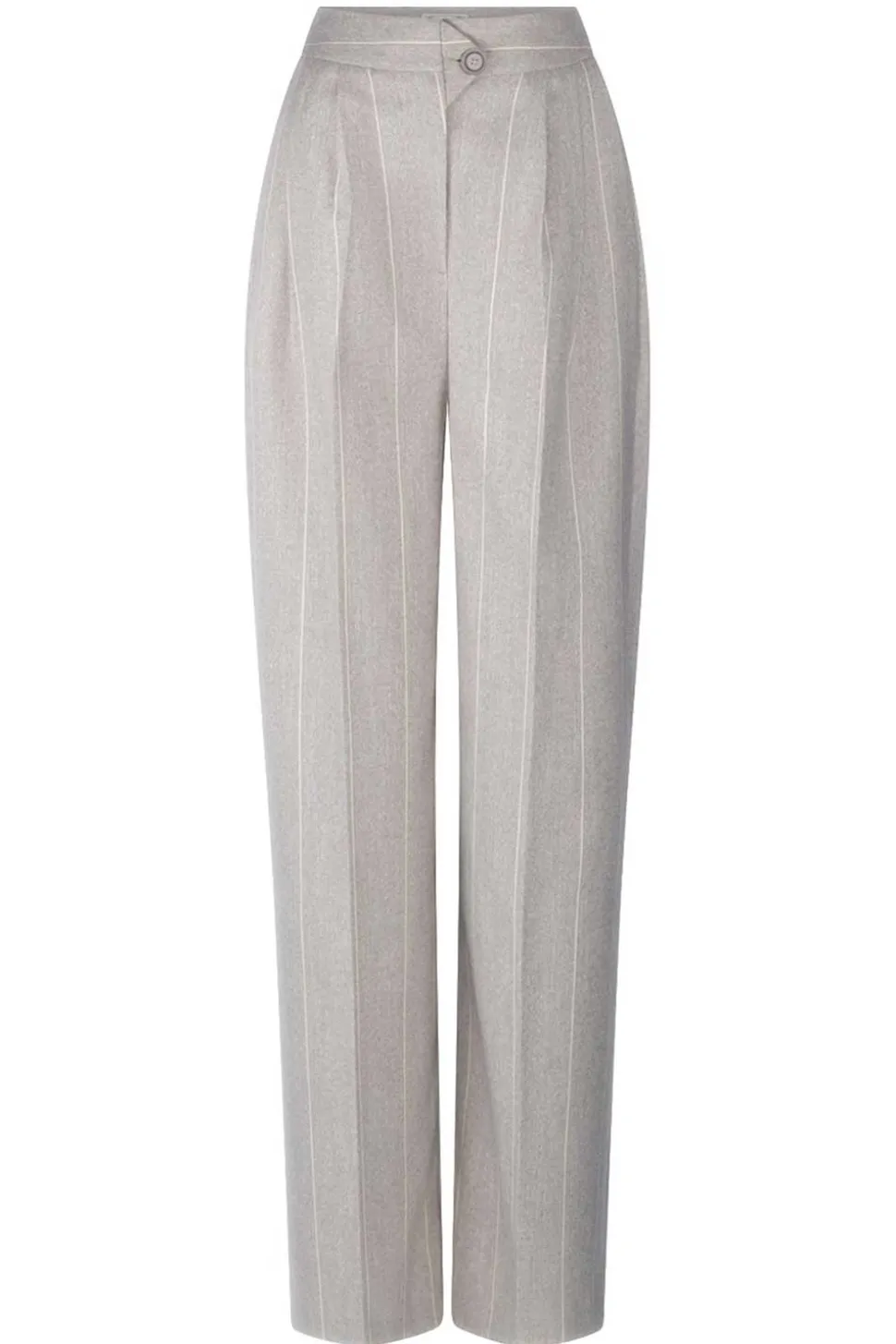 Pinstripe Trousers Saba | Beige... | Aaiko | Little Soho
