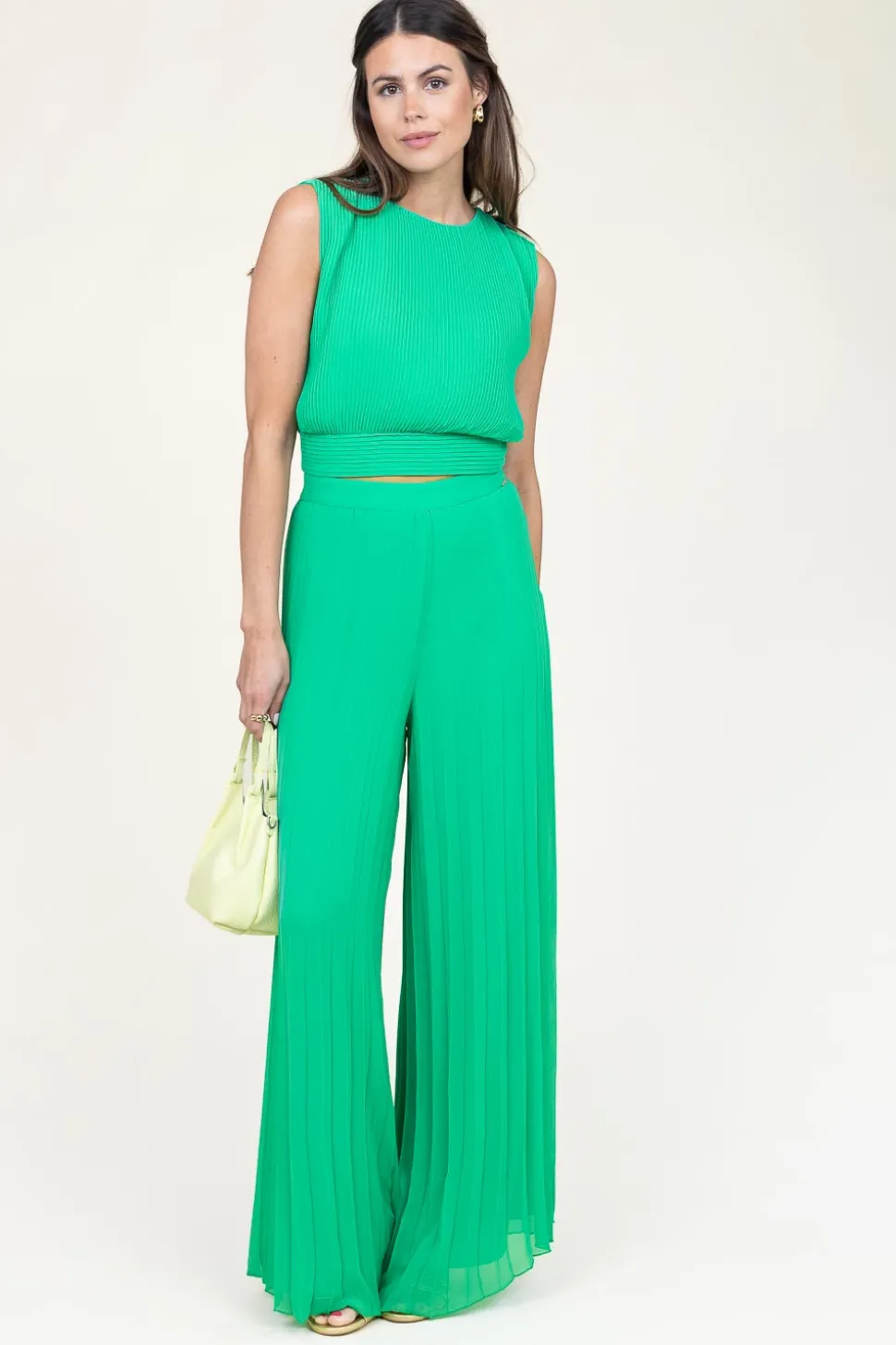 Pleated Trousers Custonaci | Green... | Liu Jo | Little Soho