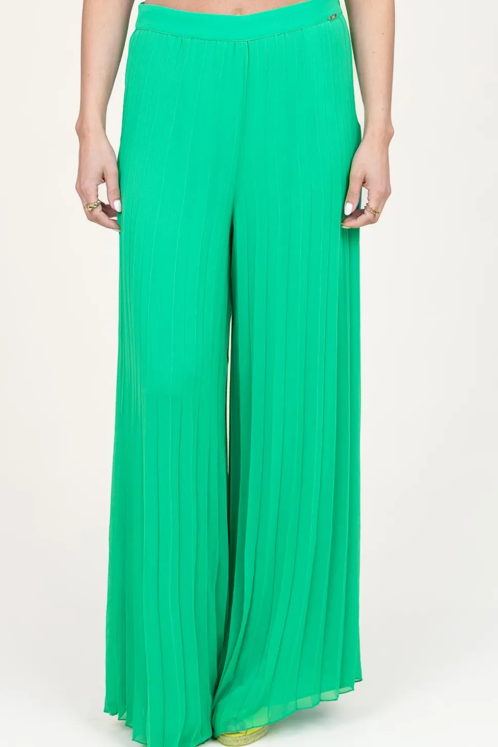 Pleated Trousers Custonaci | Green... | Liu Jo | Little Soho