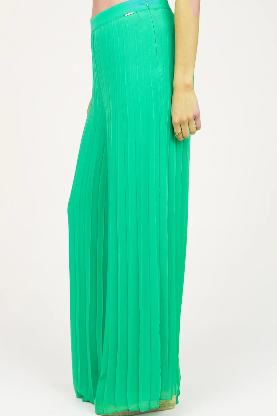 Pleated Trousers Custonaci | Green... | Liu Jo | Little Soho