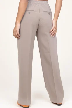 Pleated Trousers Fique | Taupe... | Second Female | Little Soho