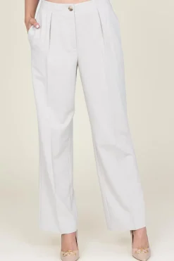 Pleated Trousers Fynn | Natural... | Dante 6 | Little Soho