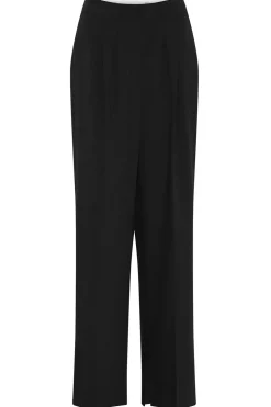 Pleated Trousers With Slit Rupert | Black... | Herskind | Little Soho