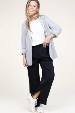 Pleated Trousers With Slit Rupert | Black... | Herskind | Little Soho