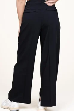 Pleated Trousers With Slit Rupert | Black... | Herskind | Little Soho