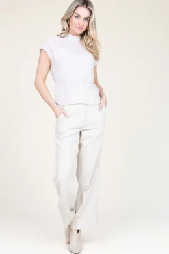Plisse Top Penelope | Natural... | Dante 6 | Little Soho