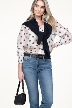 Polkadot Blouse Drew | Black & White... | Co'Couture | Little Soho