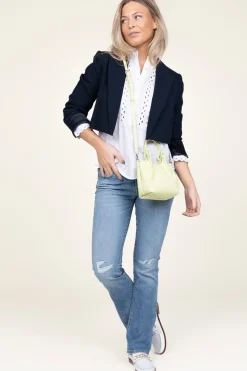 Poplin Blouse With Puffed Sleeves Rodo | White... | Antik Batik | Little Soho