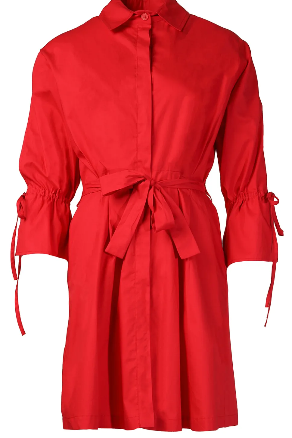 Poplin Button Through Dress With Pockets Valderice | Red... | Liu Jo | Little Soho