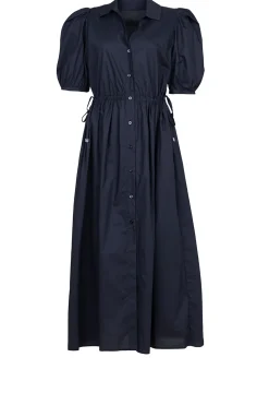 Poplin Button Through Dress With Pockets Paceco | Black... | Liu Jo | Little Soho