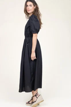 Poplin Button Through Dress With Pockets Paceco | Black... | Liu Jo | Little Soho