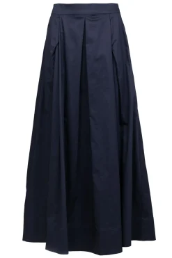 Poplin Maxi Skirt With Pockets Kelly | Black... | Devotion | Little Soho