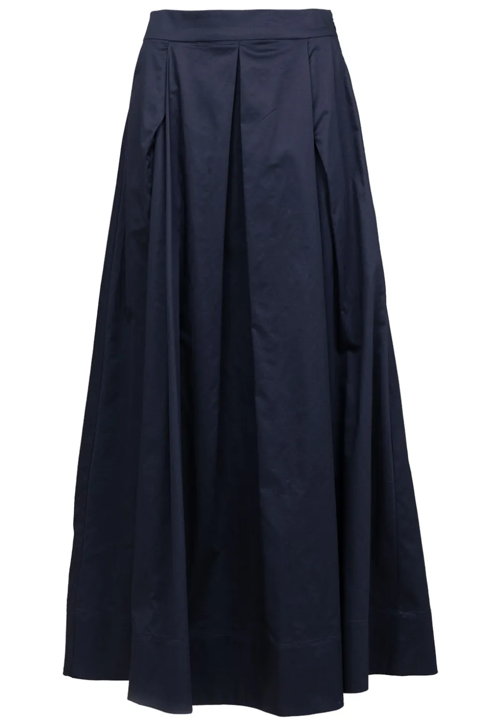 Poplin Maxi Skirt With Pockets Kelly | Black... | Devotion | Little Soho