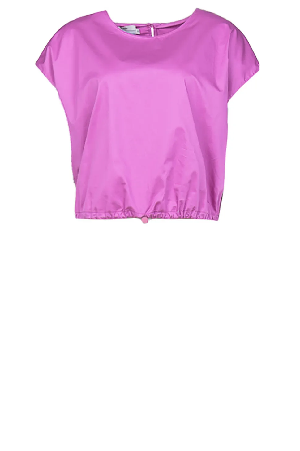 Poplin Top With Elastic Band Lanthi | Fuchsia Purple... | Devotion | Little Soho
