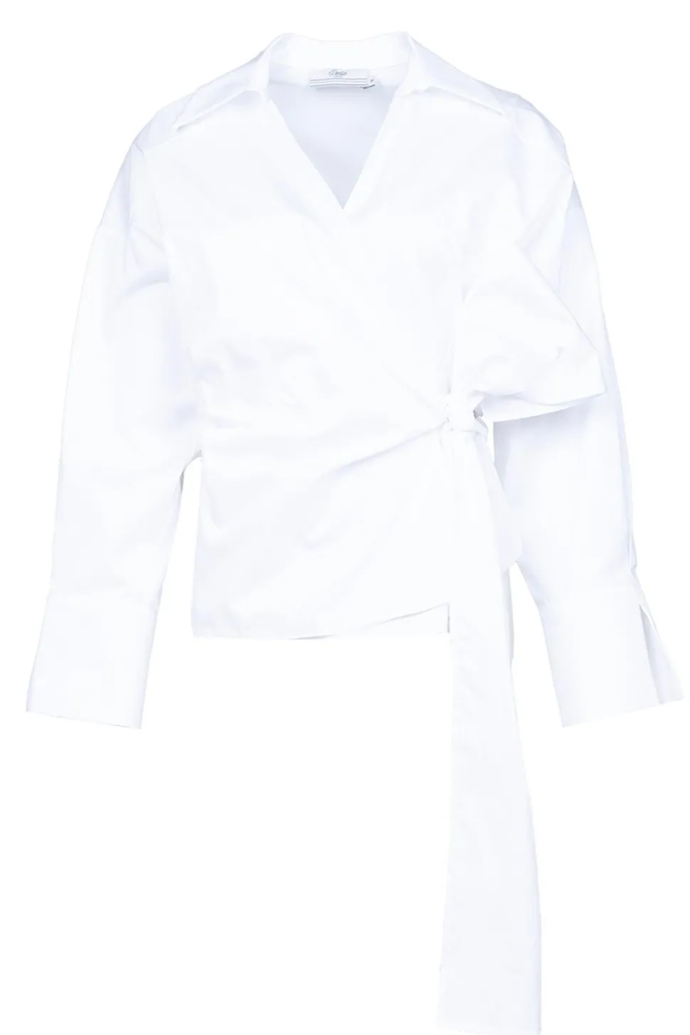 Poplin Wrap Top Ramona | White... | Devotion | Little Soho