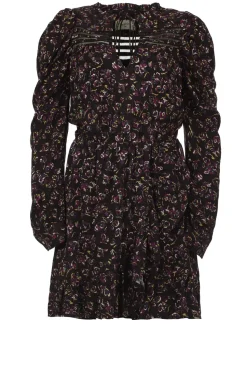 Printed Dress Rilda | Bordeaux... | Berenice | Little Soho