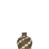 Printed Rattan Basket Billy - Small | Black & White... | Little Soho Living | Little Soho