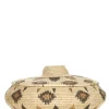 Printed Rattan Basket Faye - Low | Natural... | Little Soho Living | Little Soho
