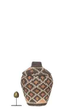 Printed Rattan Basket Ruby - Small | Multi... | Little Soho Living | Little Soho