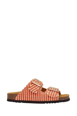 Raffia Sandals Noelle | Orange... | Scholl | Little Soho