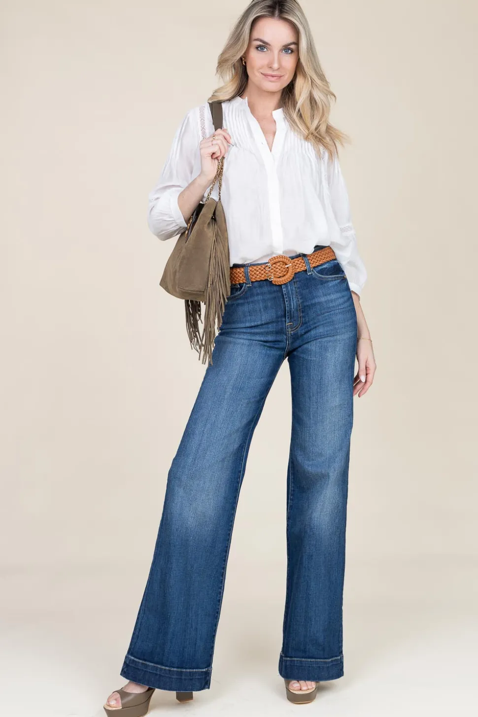 Rayon Blouse Lilana | White... | Lollys Laundry | Little Soho