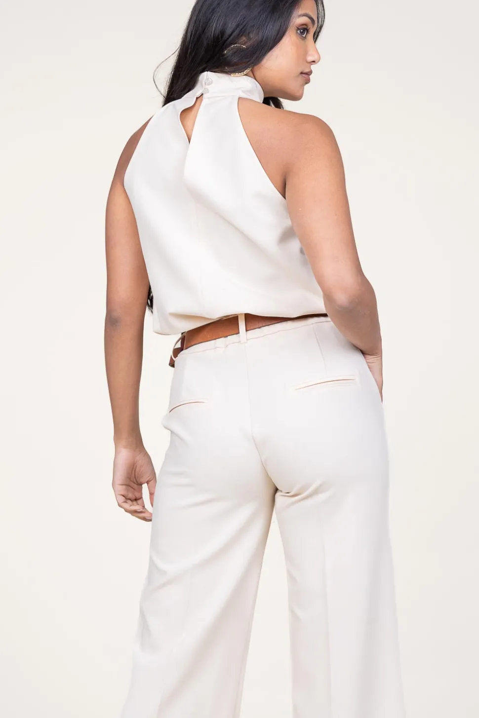Rayon Halter Top Safi | Natural... | March23 | Little Soho