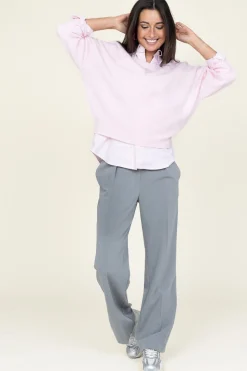 Recycled Cotton Blouse The Oxford | Pink... | Mercer | Little Soho