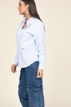 Recycled Cotton Blouse The Oxford | Blue... | Mercer | Little Soho