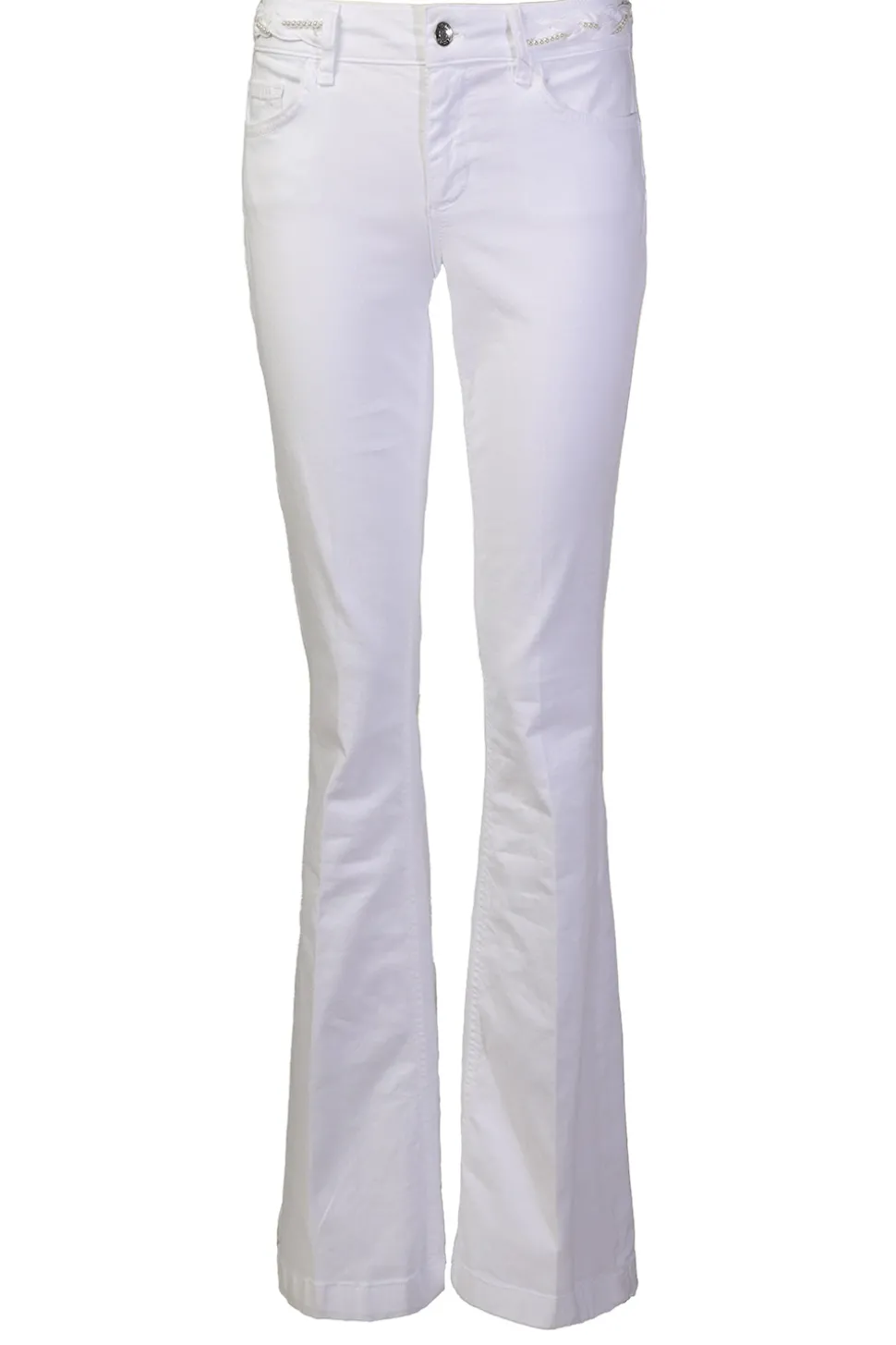 Regular Waist Flared Jeans Beat L30 | White... | Liu Jo | Little Soho