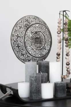 Round Ornament On A Stand Lewis | Black... | Little Soho Living | Little Soho