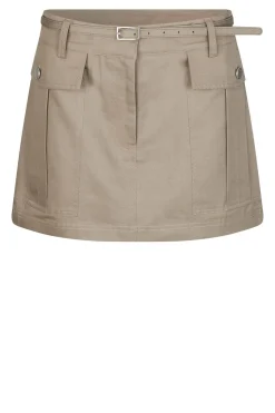 Safari Mini Skirt Wallie | Taupe... | Second Female | Little Soho