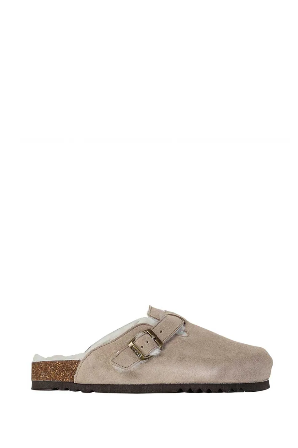 Sandals With Sheep Wool Fae | Beige... | Scholl | Little Soho