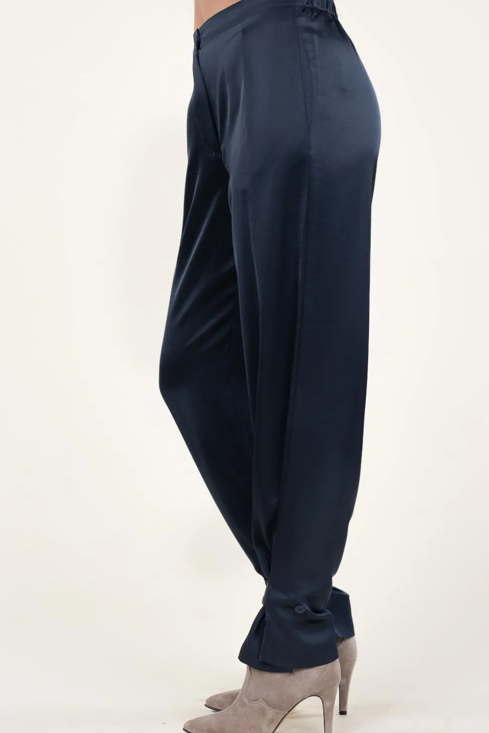 Satin Cargo Pants Harlow | Blue... | Dante 6 | Little Soho