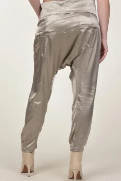 Satin Pants Salsa | Green... | Mes Demoiselles | Little Soho