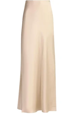 Satin Skirt Barcelona | Beige... | March23 | Little Soho