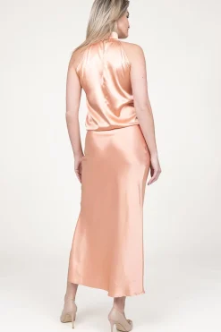 Satin Skirt Barcelona | Blush... | March23 | Little Soho