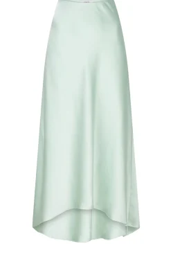 Satin Stretch Skirt Peppa | Green... | Dante 6 | Little Soho