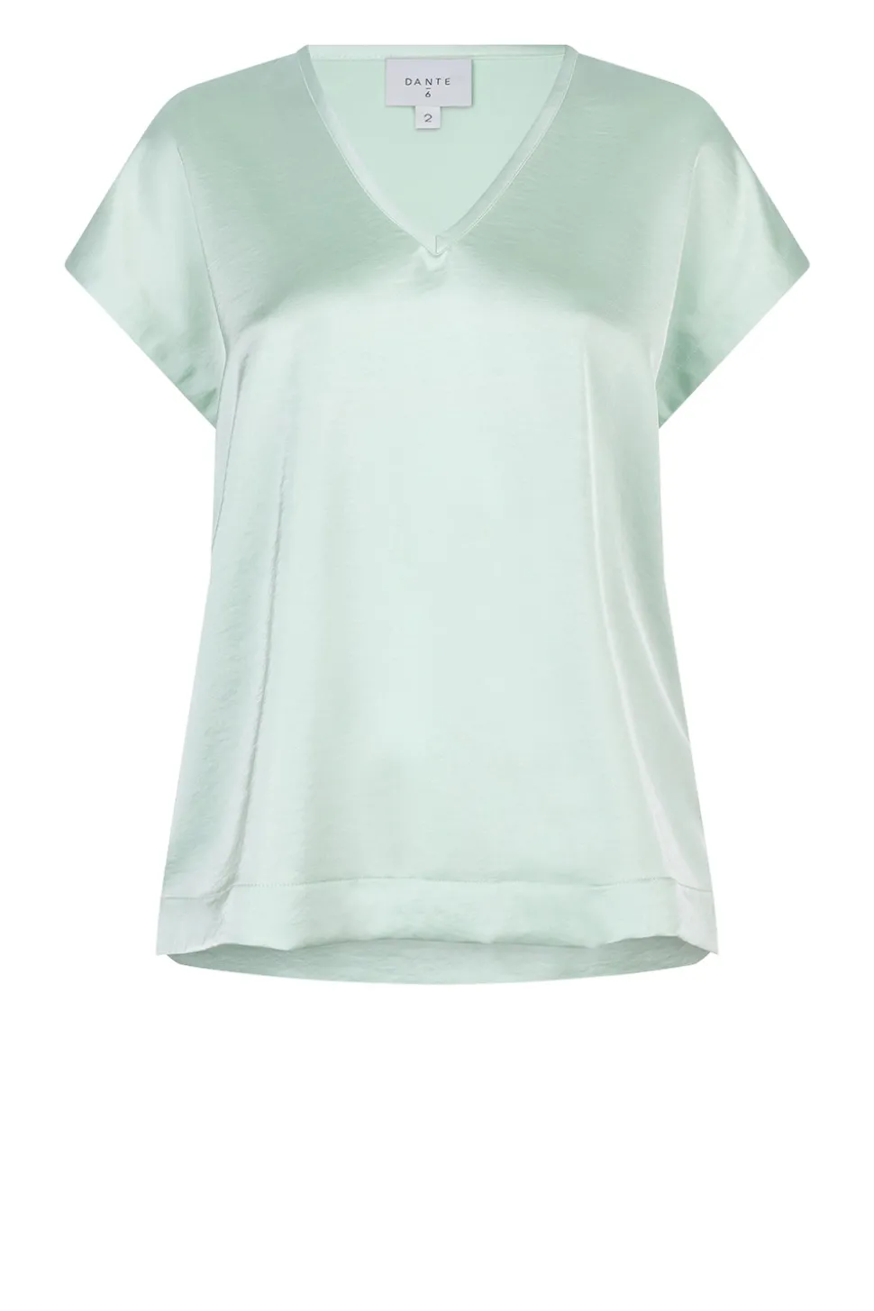 Satin Stretch Top Luiza | Green... | Dante 6 | Little Soho
