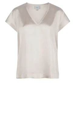 Satin Stretch Top Luiza | Natural... | Dante 6 | Little Soho